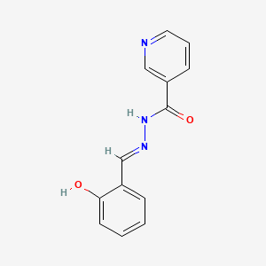 N'-[(E)-(2-hydroxyphenyl)methylidene]pyridine-3-carbohydrazide