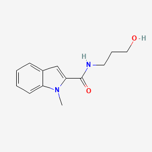 N-(3-hydroxypropyl)-1-methyl-1H-indole-2-carboxamide