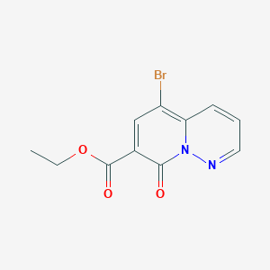 Ethyl 5-bromo-8-oxo-pyrido[1,2-b]pyridazine-7-carboxylate