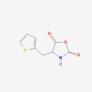 molecular formula C8H7NO3S B11715330 4-(2-Thienylmethyl)oxazolidine-2,5-dione 