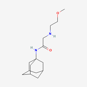 molecular formula C15H26N2O2 B11715377 N-(adamantan-1-yl)-2-[(2-methoxyethyl)amino]acetamide 