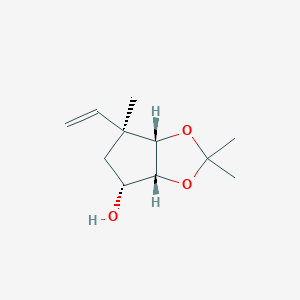 (3aS,4S,6R,6aR)-2,2,4-trimethyl-4-vinyl-3a,5,6,6a-tetrahydrocyclopenta[d][1,3]dioxol-6-ol