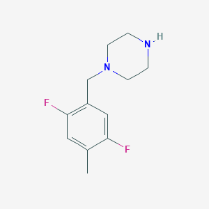 1-(2,5-Difluoro-4-methylbenzyl)piperazine