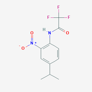 2,2,2-trifluoro-N-(4-isopropyl-2-nitrophenyl)acetamide