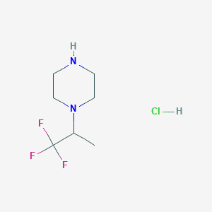 1-(1,1,1-Trifluoropropan-2-yl)piperazine hydrochloride