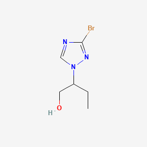 2-(3-bromo-1H-1,2,4-triazol-1-yl)butan-1-ol