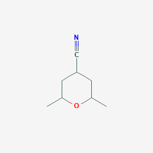 2,6-Dimethyloxane-4-carbonitrile