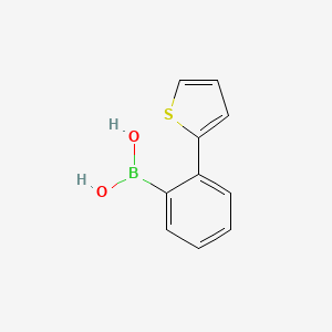 molecular formula C10H9BO2S B11715571 (2-(Thiophen-2-yl)phenyl)boronic acid 