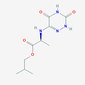 N-(3,5-Dioxo-2,3,4,5-tetrahydro-1,2,4-triazin-6-yl)-L-alanine Isobutyl Ester