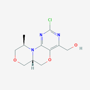 [(10S,14R)-4-chloro-14-methyl-8,12-dioxa-1,3,5-triazatricyclo[8.4.0.02,7]tetradeca-2,4,6-trien-6-yl]methanol