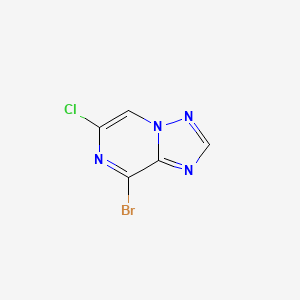 8-Bromo-6-chloro-[1,2,4]triazolo[1,5-a]pyrazine