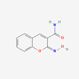 (2E)-2-hydroxyiminochromene-3-carboxamide