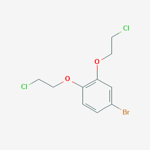 4-Bromo-1,2-bis(2-chloroethoxy)benzene