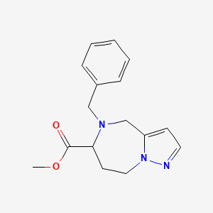 Methyl 5-Benzyl-5,6,7,8-Tetrahydro-4H-Pyrazolo[1,5-A][1,4]Diazepine-6-Carboxylate