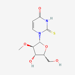 molecular formula C10H14N2O5S B11715872 1-[(2R,3R,4S,5R)-4-hydroxy-5-(hydroxymethyl)-3-methoxyoxolan-2-yl]-2-sulfanylidene-1,2,3,4-tetrahydropyrimidin-4-one 