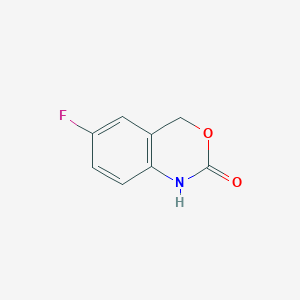 molecular formula C8H6FNO2 B11715876 6-Fluoro-1H-benzo[d][1,3]oxazin-2(4H)-one 