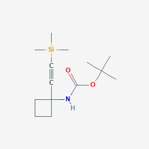 N-Boc-1-[(trimethylsilyl)ethynyl]cyclobutanamine