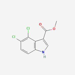 molecular formula C10H7Cl2NO2 B11715994 Methyl 4,5-Dichloroindole-3-carboxylate 