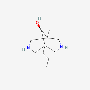 (9S)-1-methyl-5-propyl-3,7-diazabicyclo[3.3.1]nonan-9-ol