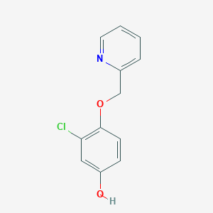 3-Chloro-4-(pyridin-2-ylmethoxy)phenol