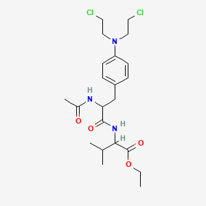 molecular formula C22H33Cl2N3O4 B11716041 DL,DL-Asalin CAS No. 18705-85-6