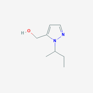 molecular formula C8H14N2O B11716075 [1-(butan-2-yl)-1H-pyrazol-5-yl]methanol 