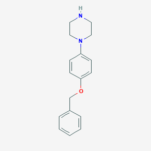 molecular formula C17H20N2O B117161 1-[4-(苄氧基)苯基]哌嗪 CAS No. 144881-52-7