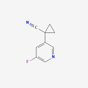 1-(5-Fluoro-3-pyridyl)cyclopropanecarbonitrile