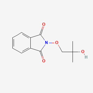 molecular formula C12H13NO4 B11716184 2-(2-Hydroxy-2-methylpropoxy)isoindoline-1,3-dione 