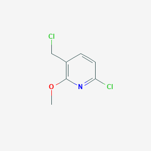 6-Chloro-3-(chloromethyl)-2-methoxypyridine