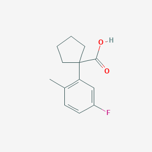 1-(5-Fluoro-2-methylphenyl)cyclopentanecarboxylic Acid