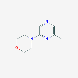 molecular formula C9H13N3O B11716221 4-(6-Methylpyrazin-2-yl)morpholine 