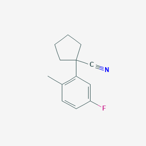 1-(5-Fluoro-2-methylphenyl)cyclopentanecarbonitrile