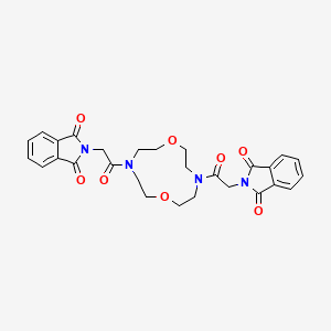 2,2'-[1,7-dioxa-4,10-diazacyclododecane-4,10-diylbis(2-oxoethane-2,1-diyl)]bis(1H-isoindole-1,3(2H)-dione)