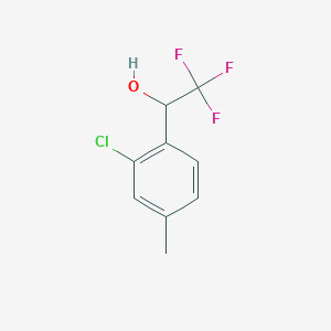 1-(2-Chloro-4-methylphenyl)-2,2,2-trifluoroethan-1-ol