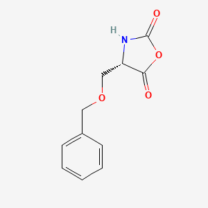 2,5-Oxazolidinedione, 4-[(phenylmethoxy)methyl]-, (S)-