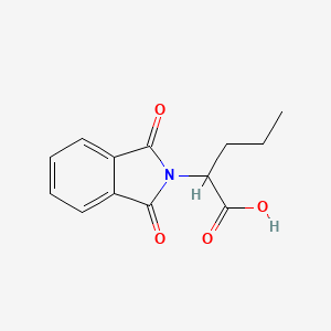 molecular formula C13H13NO4 B11716342 2-(1,3-dioxo-1,3-dihydro-2H-isoindol-2-yl)pentanoic acid 