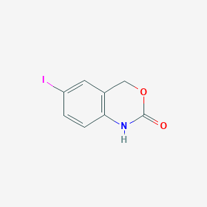 molecular formula C8H6INO2 B11716379 6-Iodo-1H-benzo[d][1,3]oxazin-2(4H)-one 