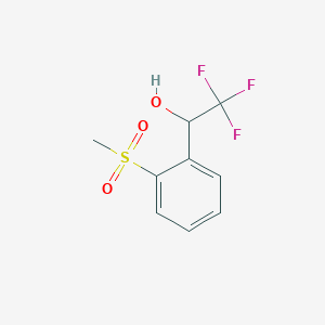 2,2,2-Trifluoro-1-(2-methanesulfonylphenyl)ethan-1-ol