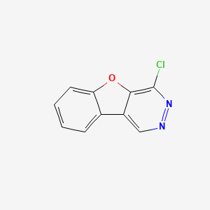 molecular formula C10H5ClN2O B11716395 4-Chloro-[1]benzofuro[2,3-d]pyridazine 