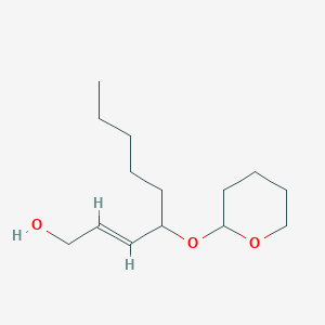 molecular formula C14H26O3 B11716426 (E)-4-[(2-Tetrahydropyranyl)oxy]-2-nonen-1-ol 