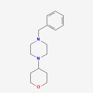 molecular formula C16H24N2O B11716447 1-Benzyl-4-(4-tetrahydropyranyl)piperazine 