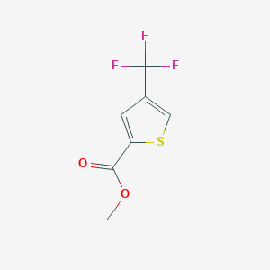 molecular formula C7H5F3O2S B11716448 Methyl 4-(trifluoromethyl)thiophene-2-carboxylate 