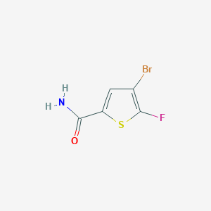 4-Bromo-5-fluorothiophene-2-carboxamide