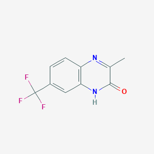 3-methyl-7-(trifluoromethyl)-1H-quinoxalin-2-one