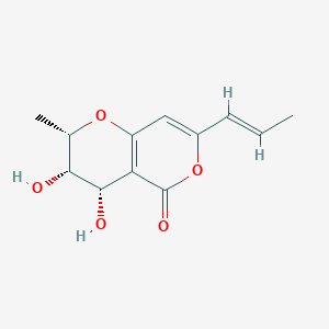 (2S,3S,4S)-3,4-dihydroxy-2-methyl-7-[(1E)-prop-1-en-1-yl]-2H,3H,4H,5H-pyrano[4,3-b]pyran-5-one