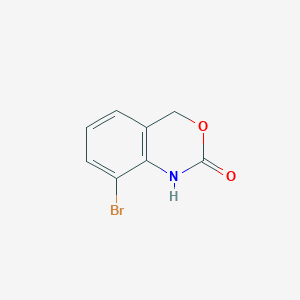 molecular formula C8H6BrNO2 B11716532 8-Bromo-1H-benzo[d][1,3]oxazin-2(4H)-one 