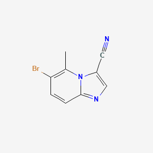 6-Bromo-5-methylimidazo[1,2-a]pyridine-3-carbonitrile