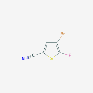 4-Bromo-5-fluorothiophene-2-carbonitrile