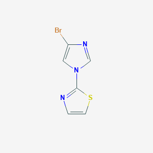 2-(4-bromo-1H-imidazol-1-yl)-1,3-thiazole